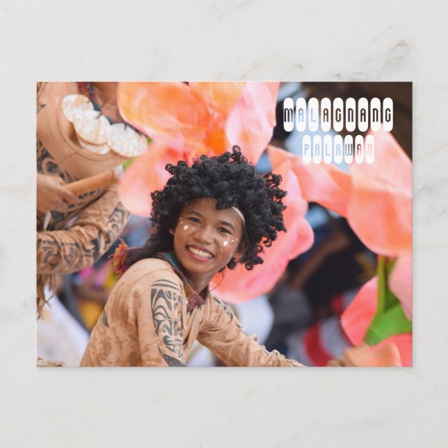 Postal Festival de Malagnang (Anverso)