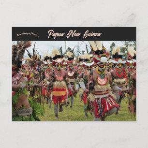 Postal Festival de Mt Hagen en Papúa Nueva Guinea 