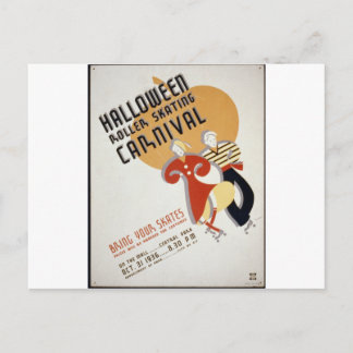 Postal Festival de Patinaje de Halloween