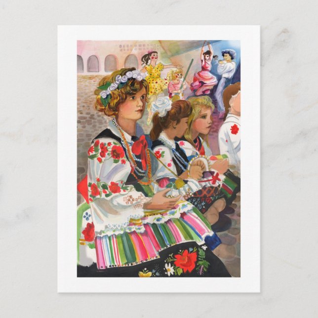 Postal Festival de Polonia (Anverso)