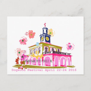 Postal Festival Dogwood 2016 en el centro de Fayetteville