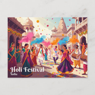 Postal Festival Holi, India