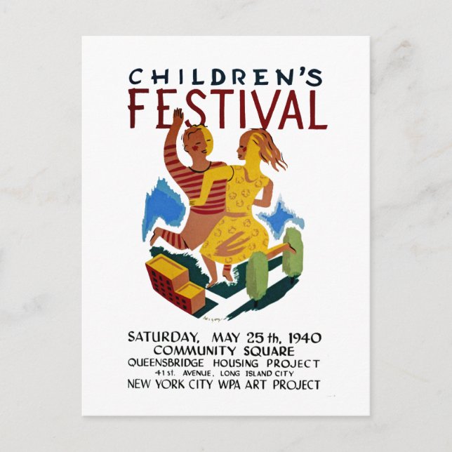 Postal Festival Infantil (Anverso)