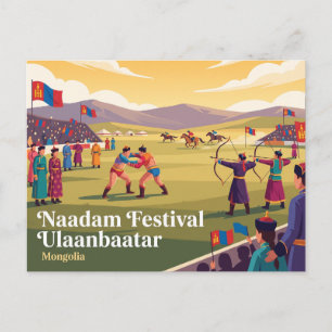 Postal Festival Naadam Ulaanbaatar Mongolia