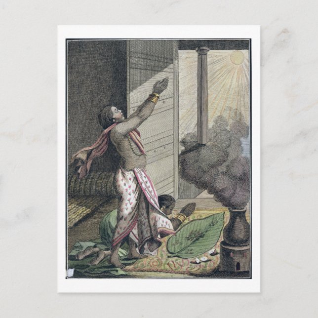 Postal Festival Pongol, India, de 'Voyage aux Indes, o (Anverso)