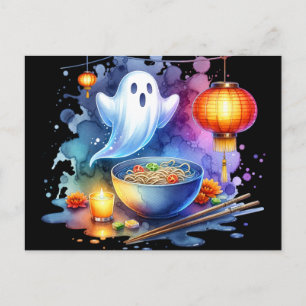 Postal Festival Watercolor Hungry Ghost