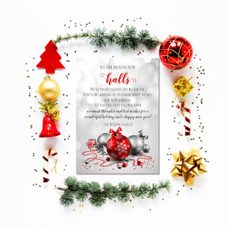 Postal Festive Decking The New Halls Moving Announcement