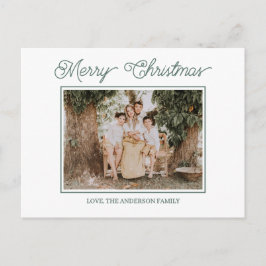 Postal Festive Merry And Bright Christmas 