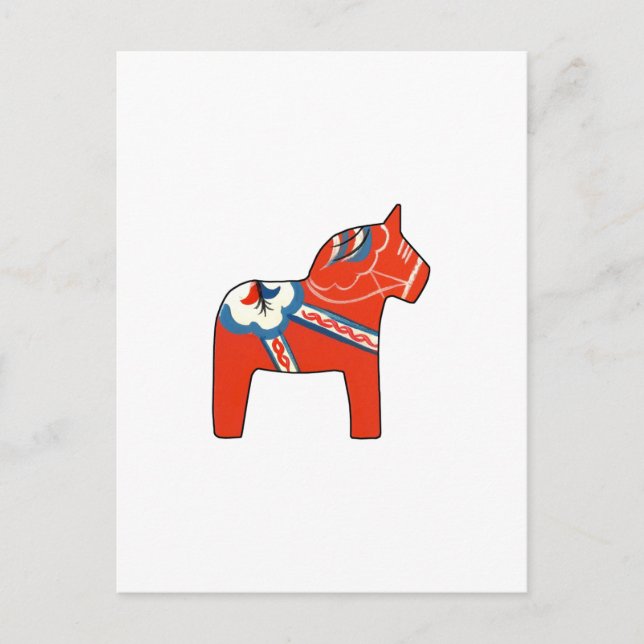Postal Festividad de Dala Horse (Anverso)