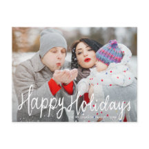 Festividad de escritura feliz foto de vacaciones