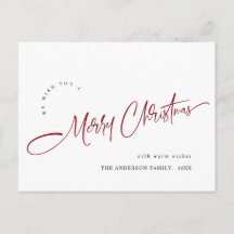 Festividad de Feliz Navidad Simplemente Elegante