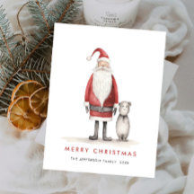 Festividad de los Navidades de Papá Noel Minimalis