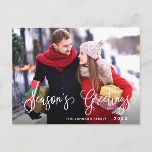 Postal Festividad de Navidades de FOTOS en temporada mode