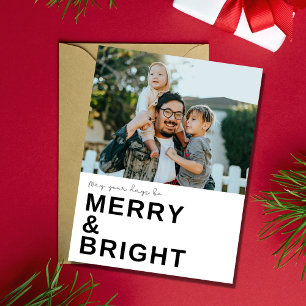 Postal Festividad de Navidades fotográficos de la familia