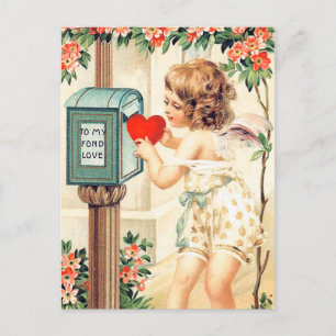 Postal festividad de San Valentín chica
