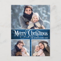 Festividad del saludo de 3 fotos de los Navidades