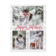 Festividad del saludo de 3 fotos de los Navidades 