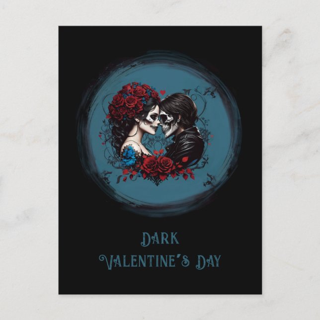 Postal Festividad El día de San Valentín de los amantes d (Anverso)