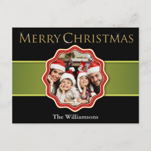 Postal Festividad fotográfica de la medalla de Navidades