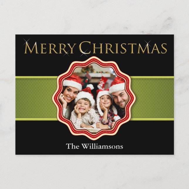 Postal Festividad fotográfica de la medalla de Navidades  (Anverso)