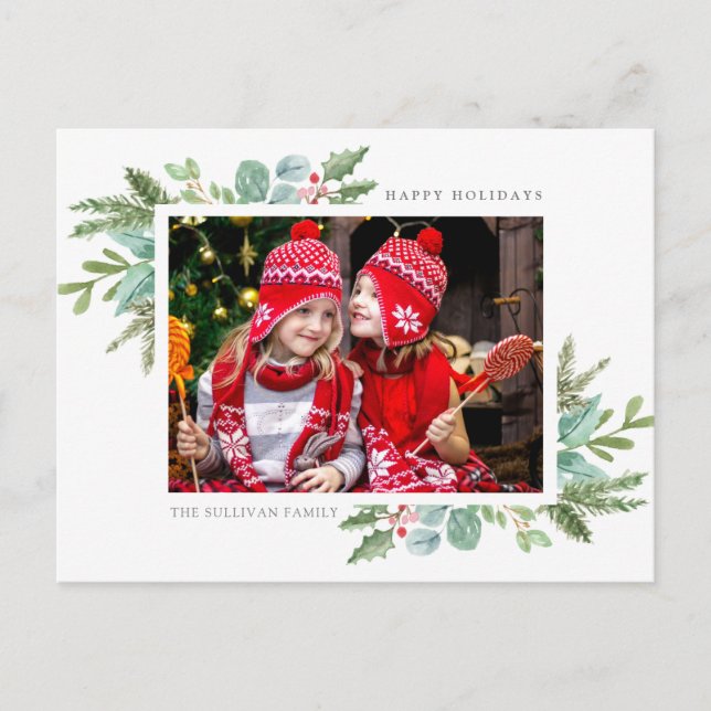 Postal Festividad fotográfica de navidades (Anverso)