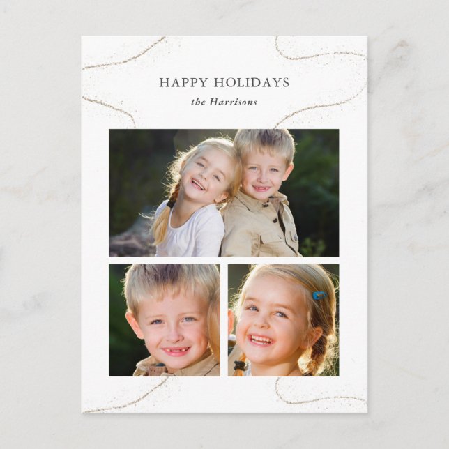 Postal Festividad fotográfica de Navidades únicos del Col (Anverso)