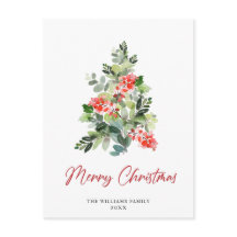 Festividad Holly Navidad Árbol de bienvenida