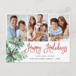 Postal Festividad Navidades de Holly Berry 3 Post de fest