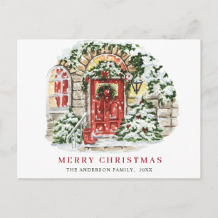 Postal Festividad Navidades de la Casa de Vacaciones en e