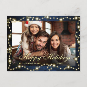 Postal Festividad navideña de Feliz Feliz Festividad