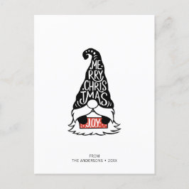 Postal Festividad navideña moderna