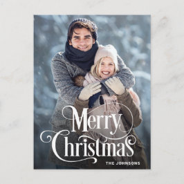 Postal Festividad navideña moderna Festín de bienvenida