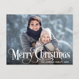 Postal Festividad navideña moderna Festín de bienvenida