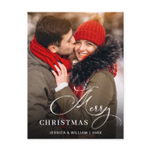 Festividad navideña moderna Saludo fotográfico