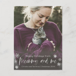 Postal Festividad por Superposición De Fotografía De Meow