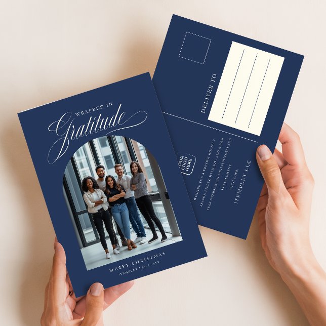 Postal Festividades de Navidades de negocios de fotografí (Subido por el creador)