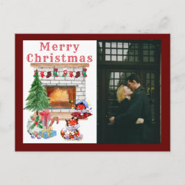 Postal Festividades de Navidades fotográficos