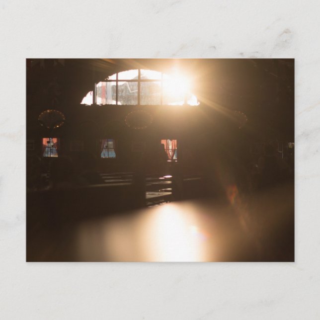 POSTAL FESTZELT FURCH HAAGER HERBSTFEST BEI ABENDSONNE (Anverso)