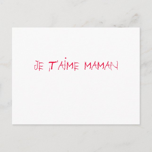 Postal fête des mères (Anverso)