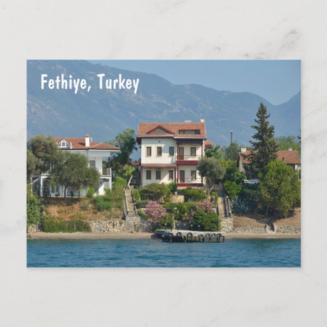 Postal Fethiye, Turquía (Anverso)