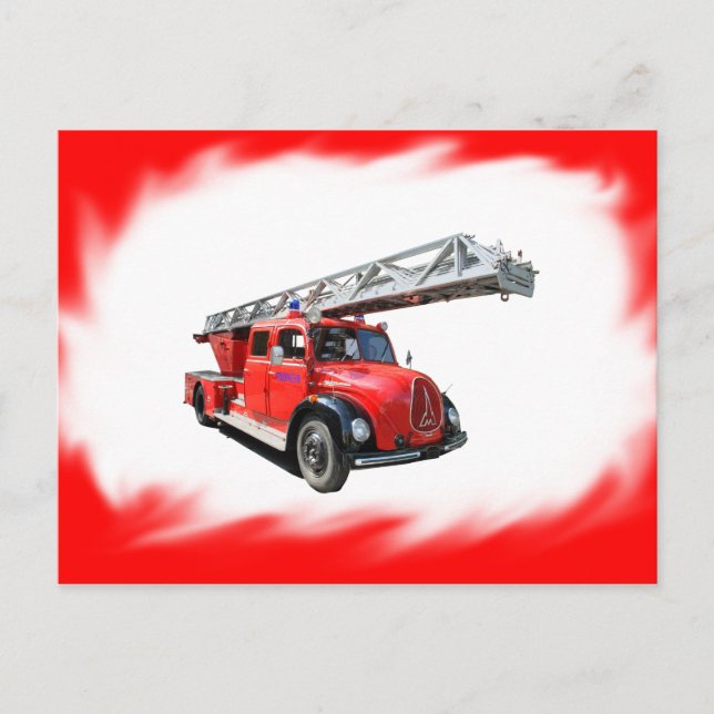 Postal Feuerwehr-Postkarte (Anverso)