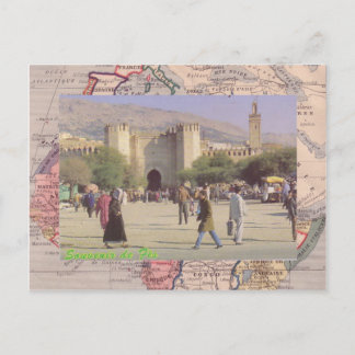 Postal Fez, la segunda ciudad más grande de Marruecos