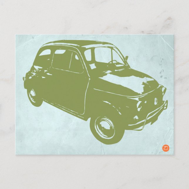 Postal Fiat 500 (Anverso)