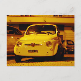 Postal Fiat 500 Abarth.