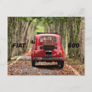Postal Fiat 500 Car