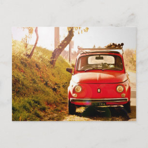 Postal Fiat 500 en Italia