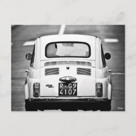 Postal Fiat 500 en Roma, Italia