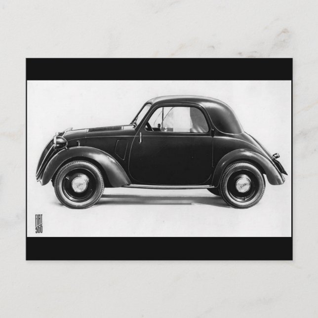 Postal Fiat 500 Topolino (Anverso)
