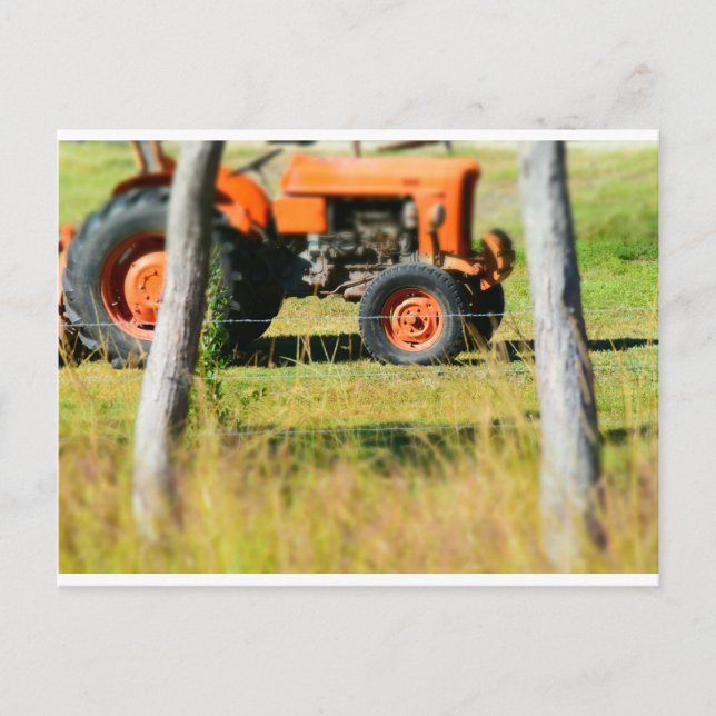 POSTAL FIAT TRACTOR RURAL QUEENSLAND AUSTRALIA (Anverso)