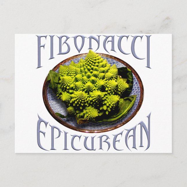 Postal Fibonacci Epicurean (Anverso)